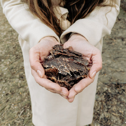 100% hovězí zadní kýta, sušená